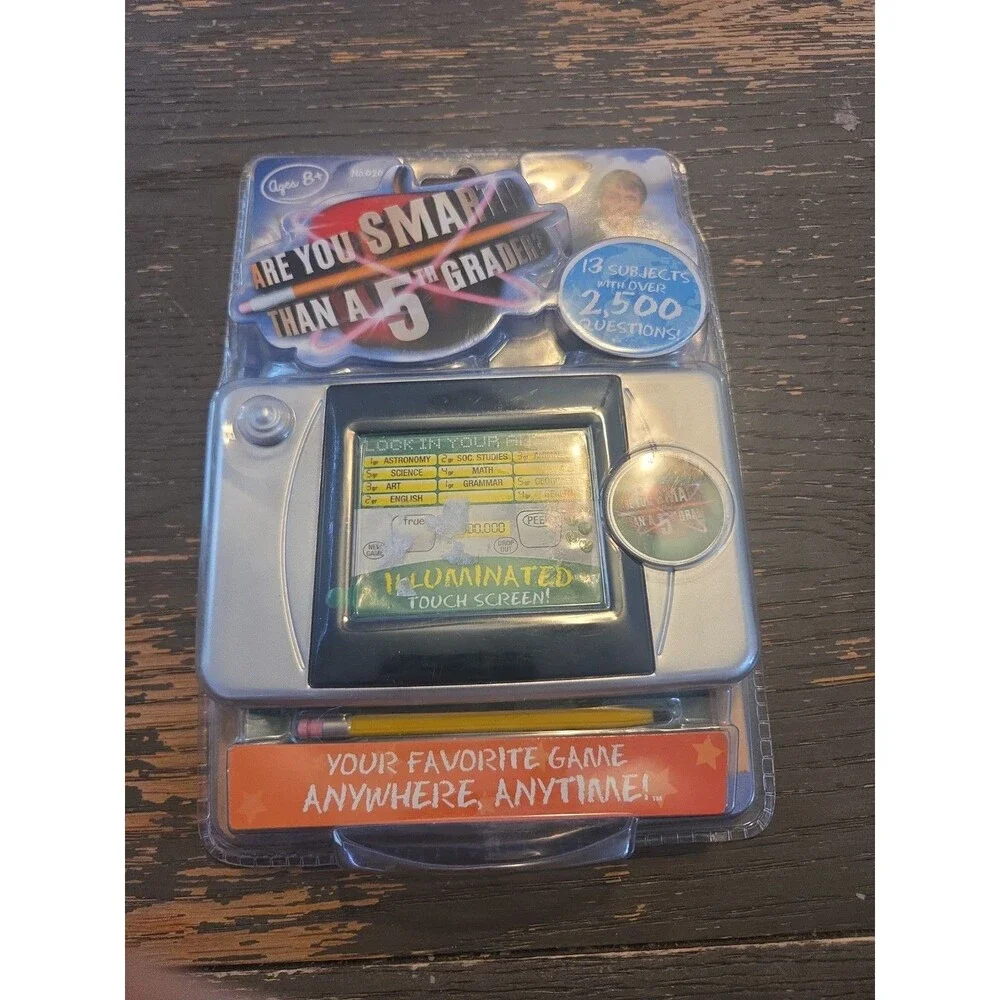 New Are You Smarter than a 5th Grader - Electronic Touch Screen Game